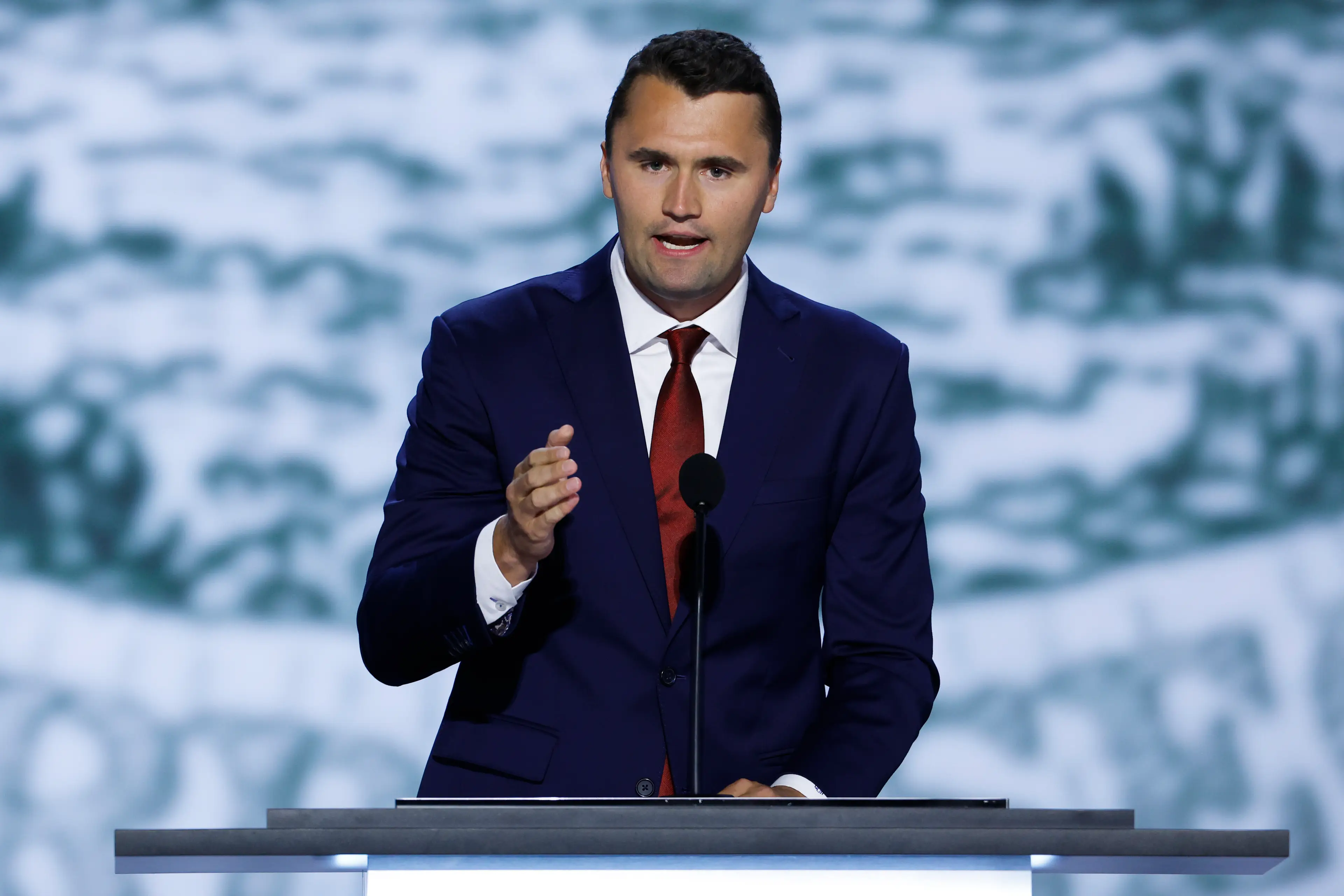 Robinson stands accused of murdering political activist Charlie Kirk ( Chip Somodevilla/Getty Images)