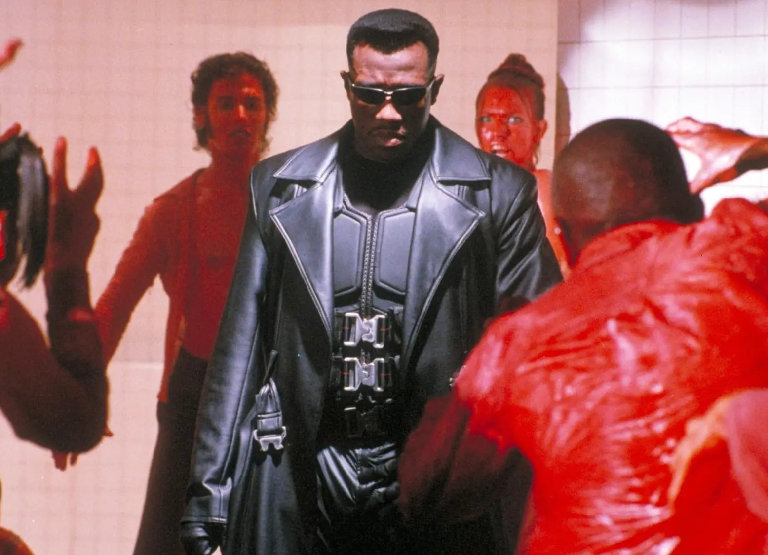 This scene from the first Blade movie was just so hype. (New Line Cinema)