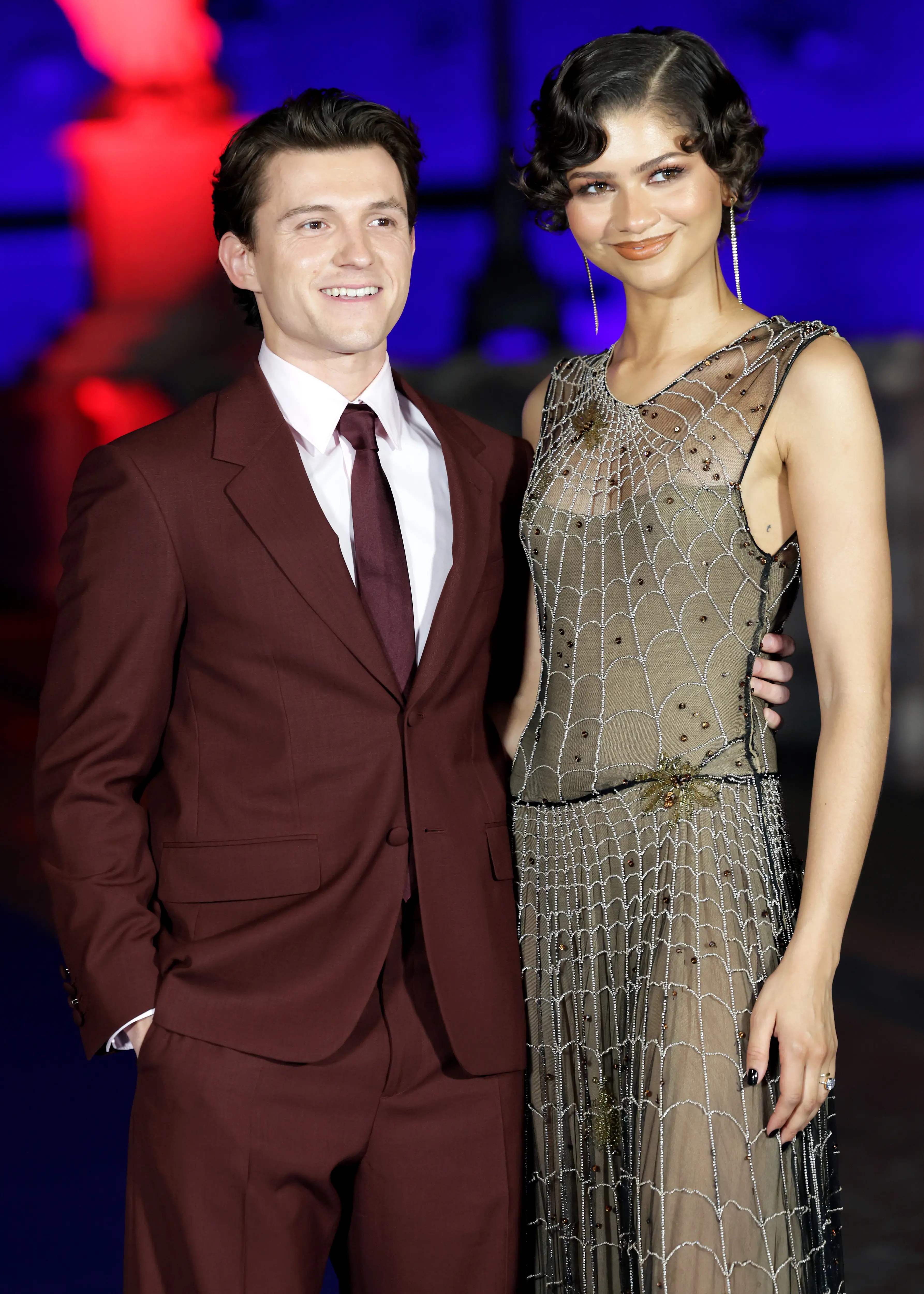 Zendaya pictured with husband Tom Holland at the Rome premiere of Brand New Day (Vittorio Zunino Celotto/Getty Images)
