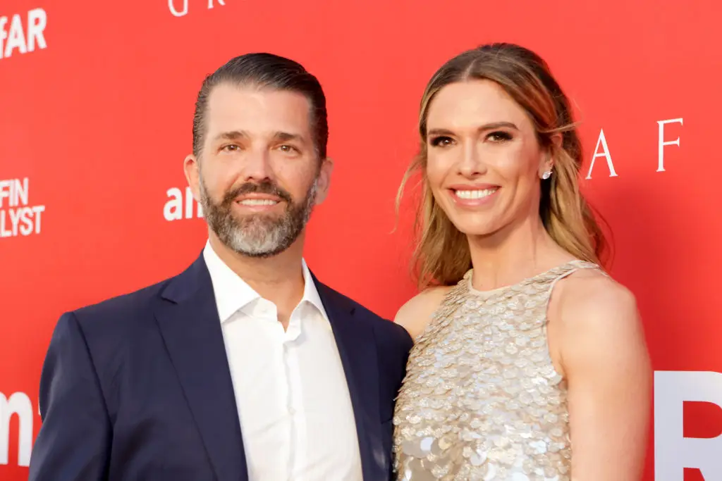 Donald Trump Jr. and Bettina Anderson will tie the knot over Memorial Day weekend (Photo by Mireya Acierto/Getty Images for amfAR)