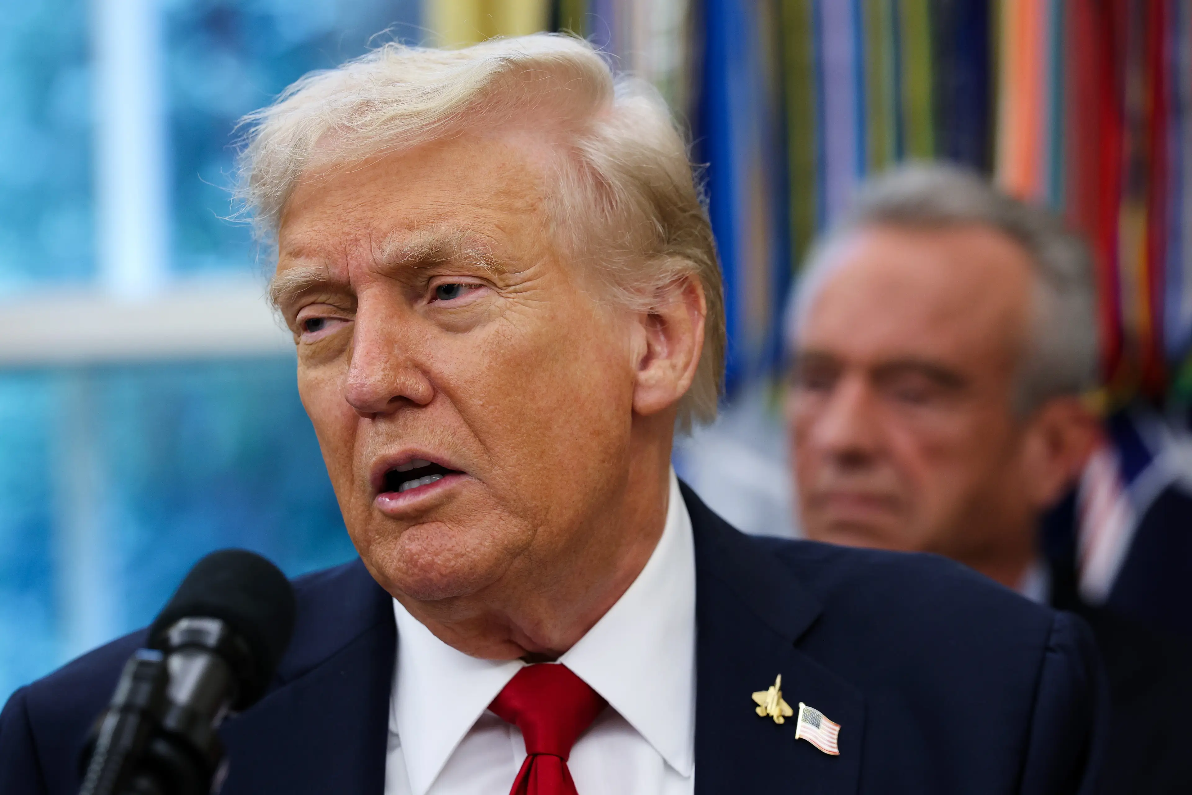 Trump has addressed the possibility of a government-wide shutdown (Win McNamee/Getty Images)