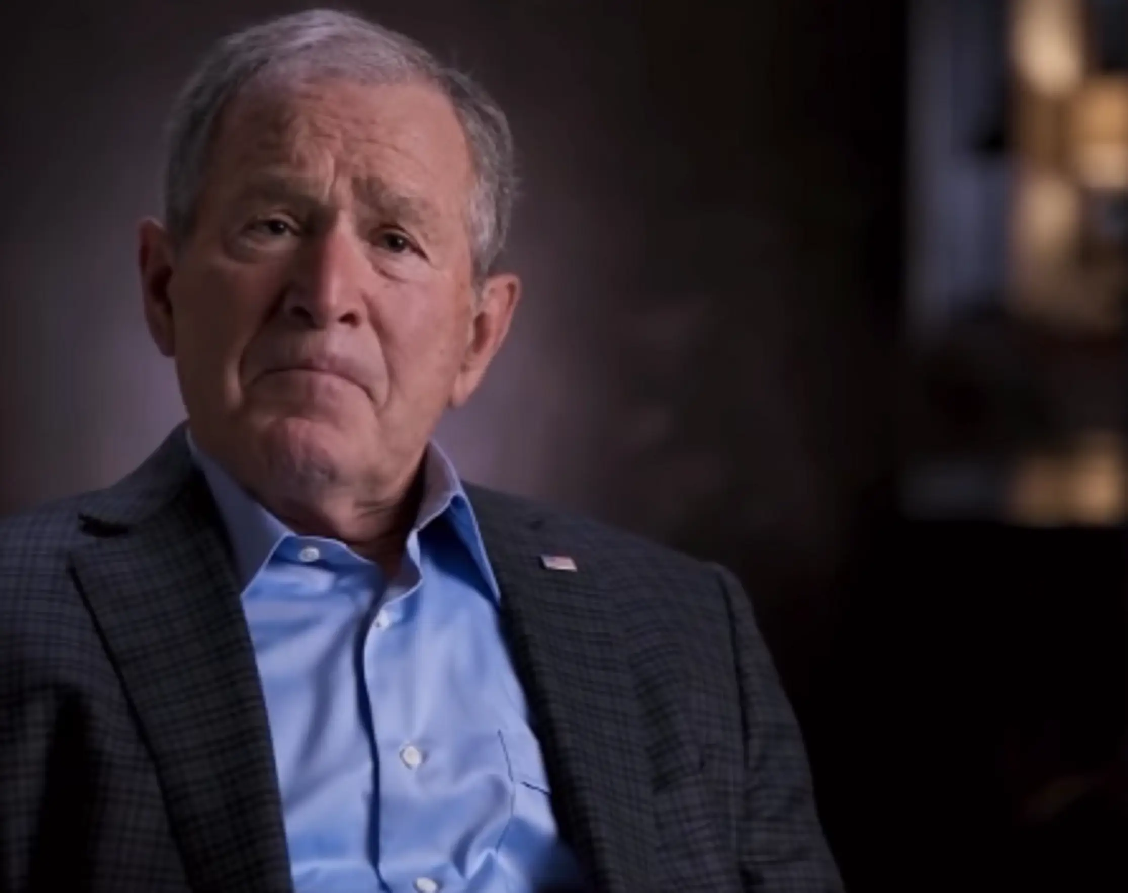 President George Bush reflected on the historic day years later.