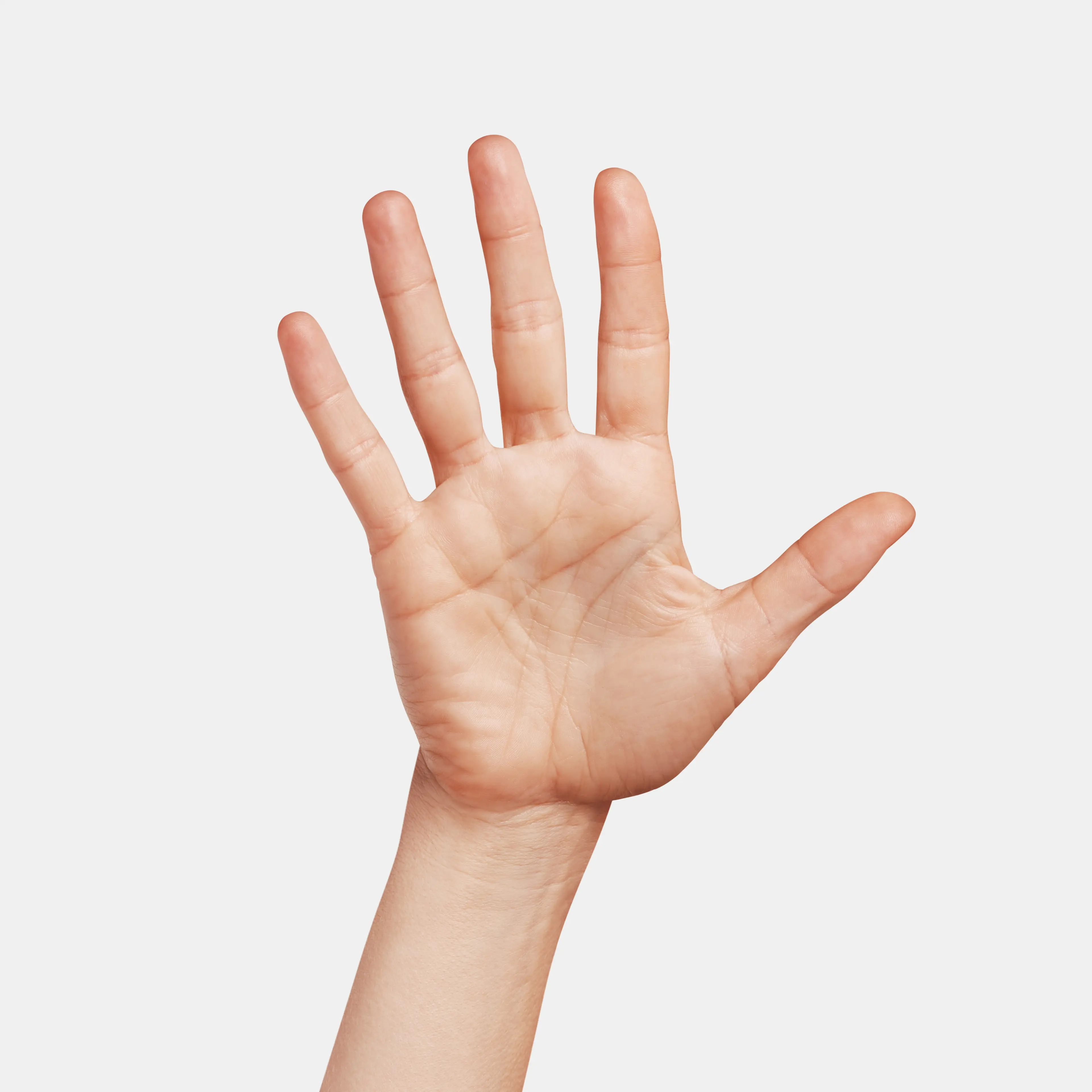 It's about how your thumb can be placed on your palm (Getty Stock)
