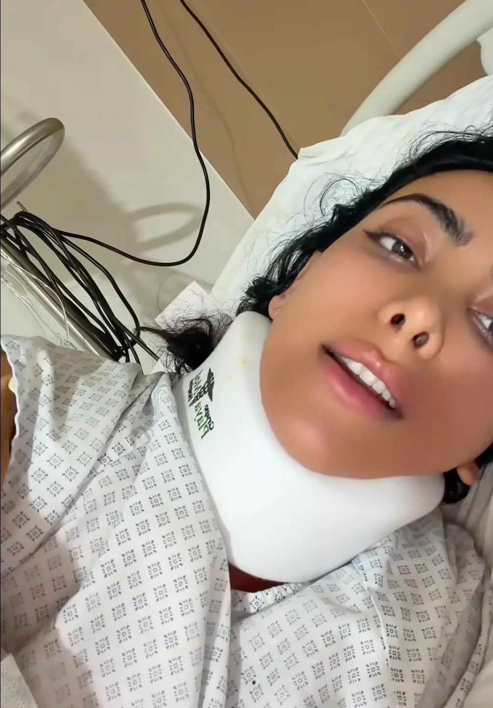 Nina was given the surgery 28 hours after her accident (NinaBakhshi/TikTok)