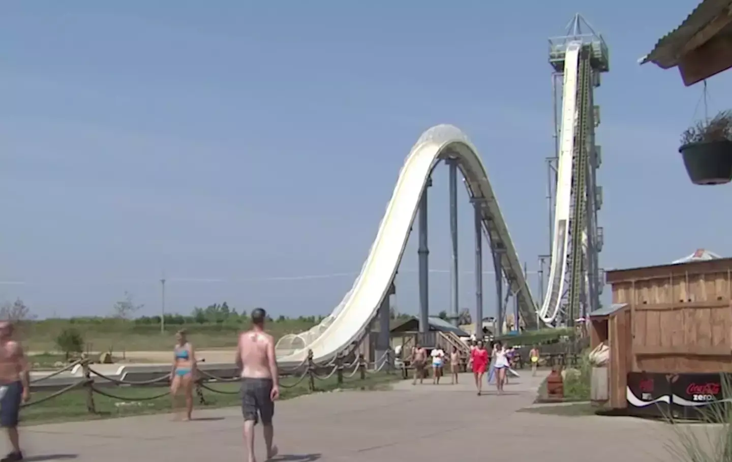 The slide was touted as the world's tallest (ABC News)