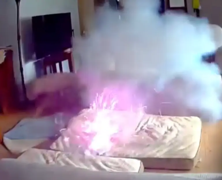 The Tulsa Fire Department warned that lithium ion batteries could release heat, flammable and toxic gasses. (Tulsa Fire Department)