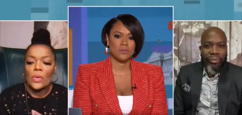 TV host Tiffany Cross said white people should refrain from voicing an opinion about Will Smith's Oscars slap.