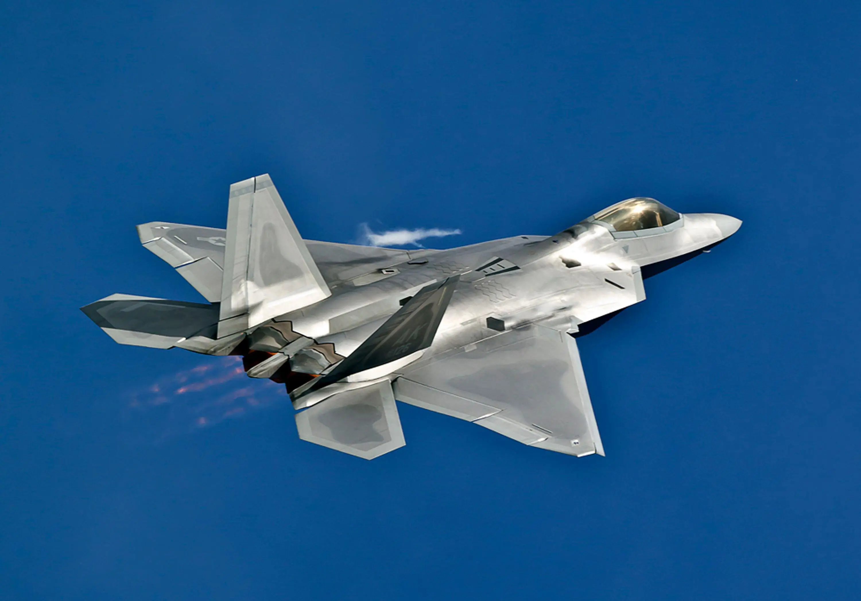 USAF F-22 vs hobby balloon is hardly an aerial matchup for the ages.