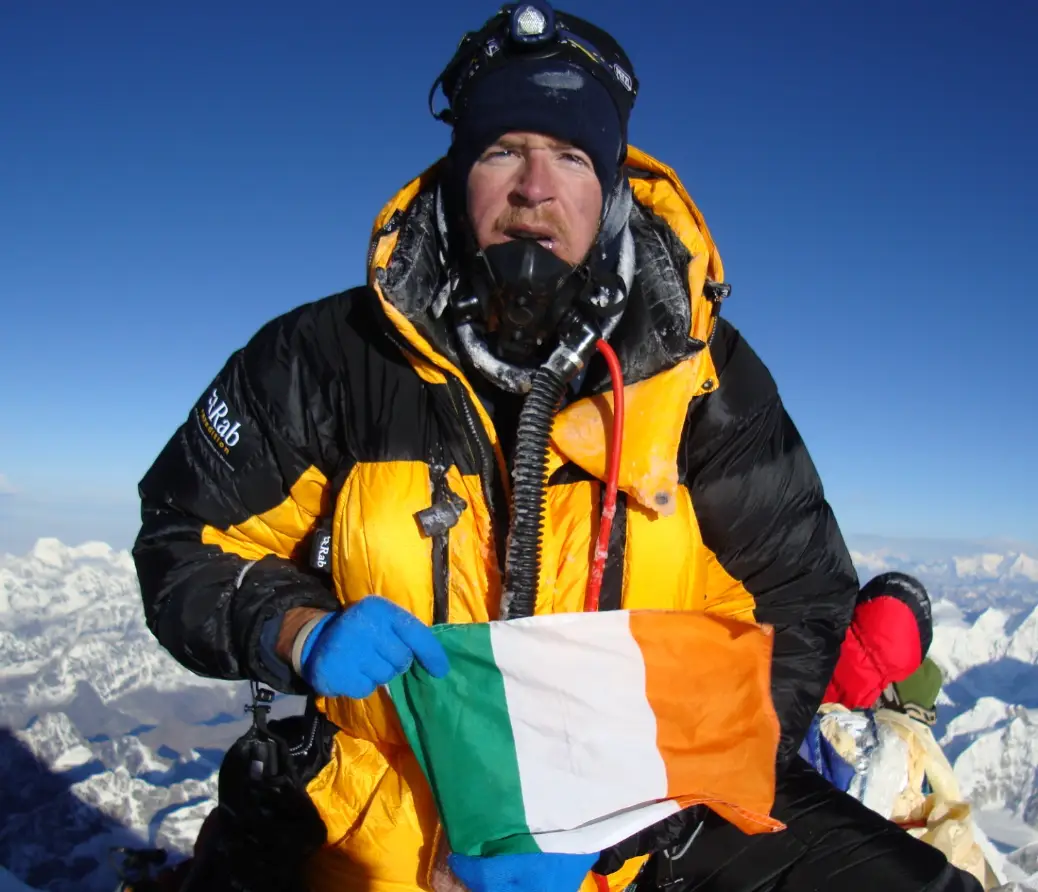 Ian Taylor on the summit of Everest (Ian Taylor)