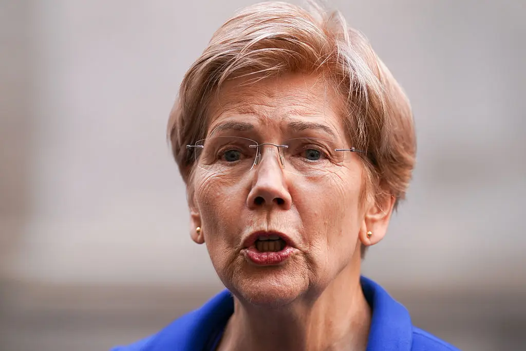 Senator Elizabeth Warren is strongly against the deal (Adam Gray/Bloomberg via Getty Images)