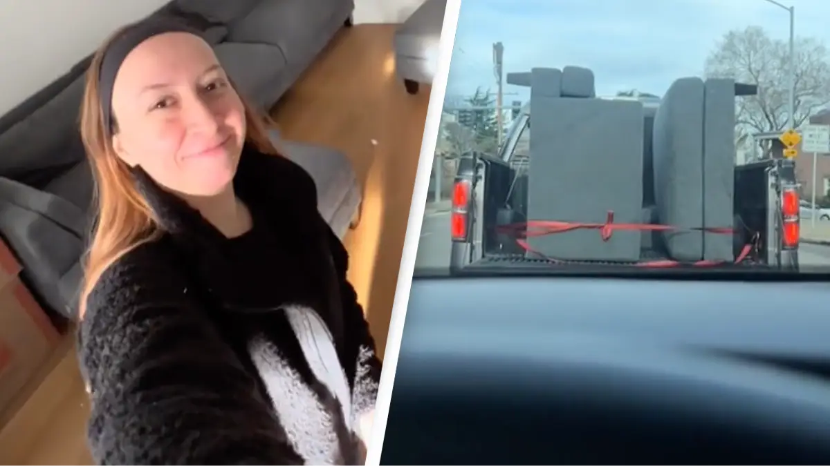 Woman divides opinions after returning couch to Costco after two years