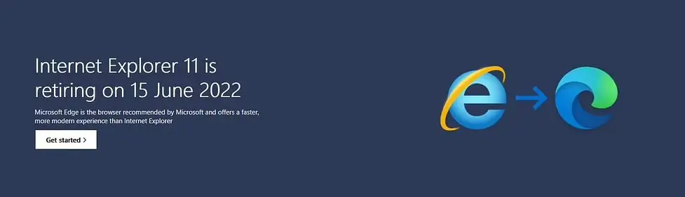 Microsoft retired Internet Explorer earlier this year.