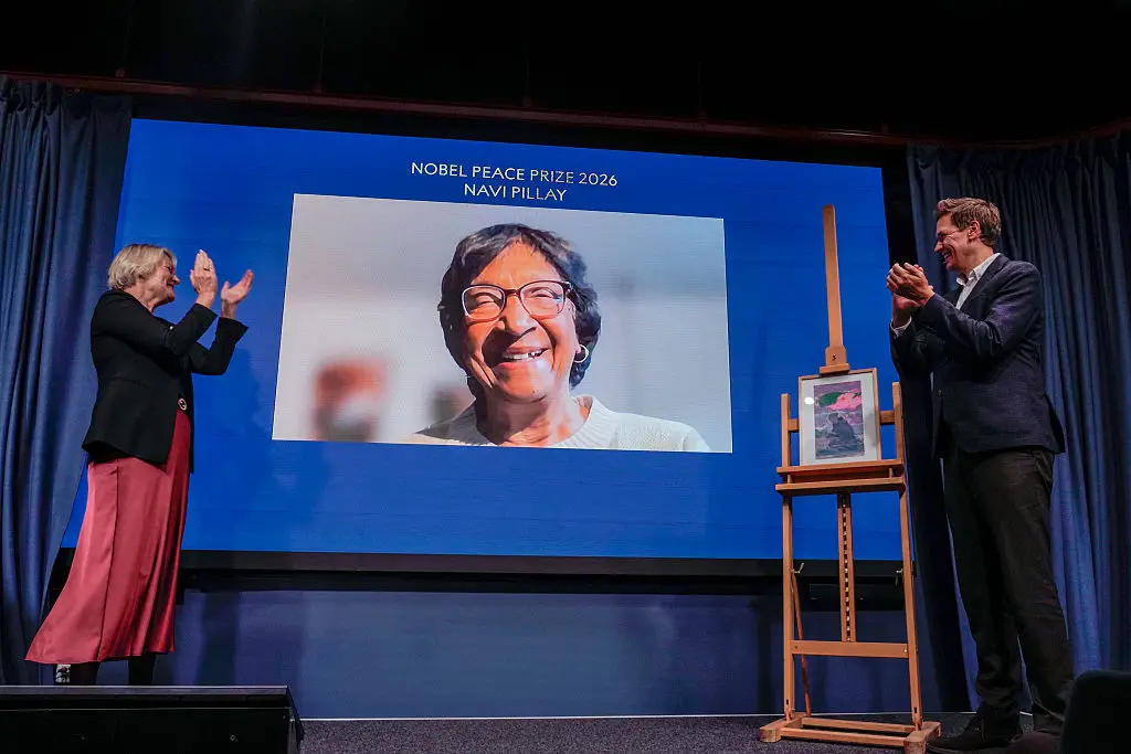Navi Pillay was awarded the prize this week (Photo by Siv Johanne SEGLEM / NTB / AFP via Getty Images)