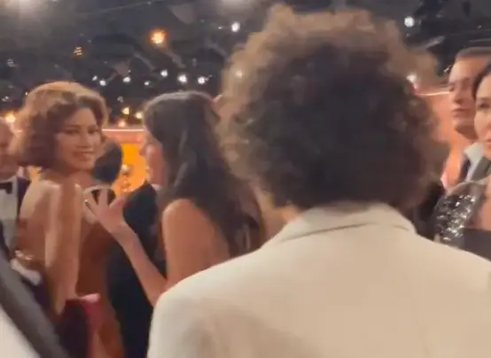 Zendaya's look was 'blink-and-you'll-miss-it' (X/The Hollywood Reporter)