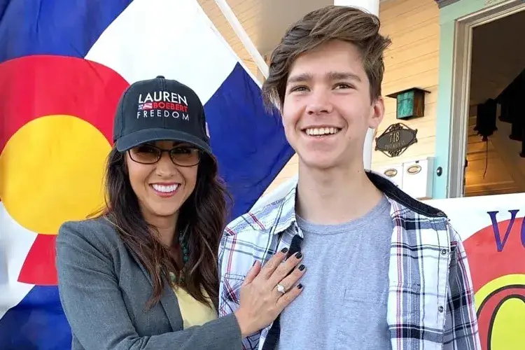 Rep. Lauren Boebart and her son Tyler pictured together back in 2021 (Lauren Boebert/Instagram)