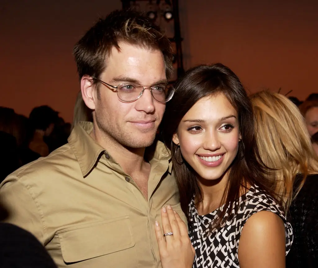Alba and Michael Weatherly (Jeff Vespa/WireImage)