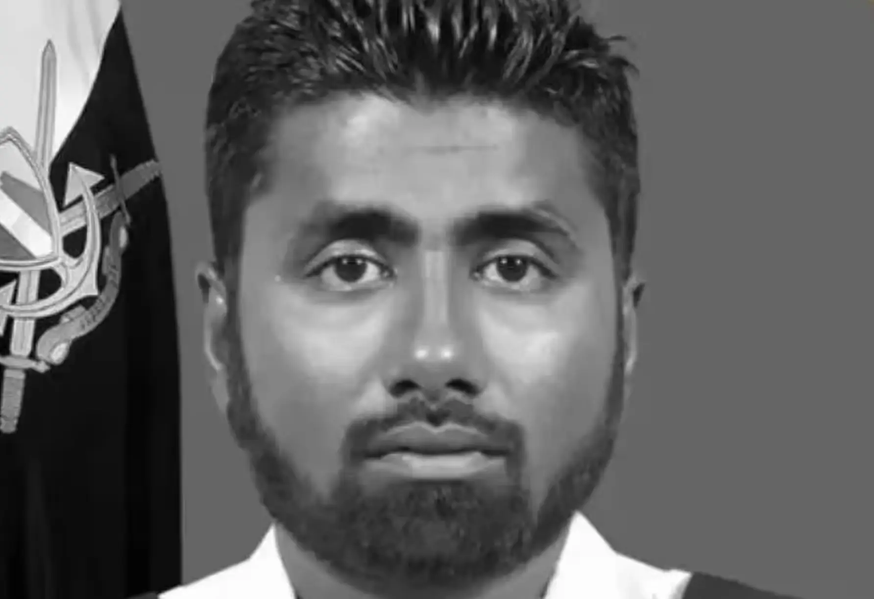 Mohamed Hussain Shareef, a military diver, died in the rescue efforts (Twitter/@MNDF_Official)