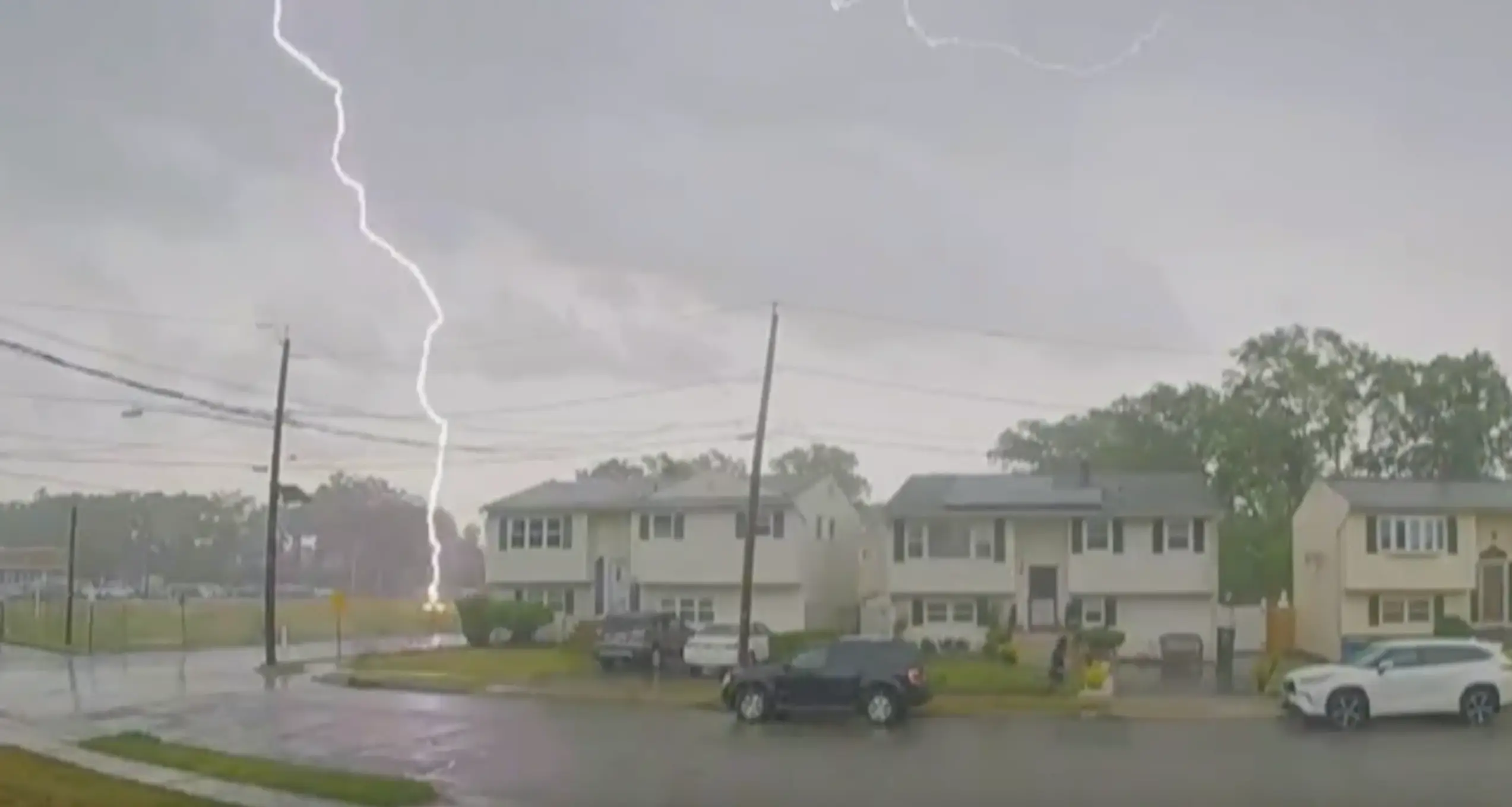 The lightning strike seriously injured Mr Baumgartner.