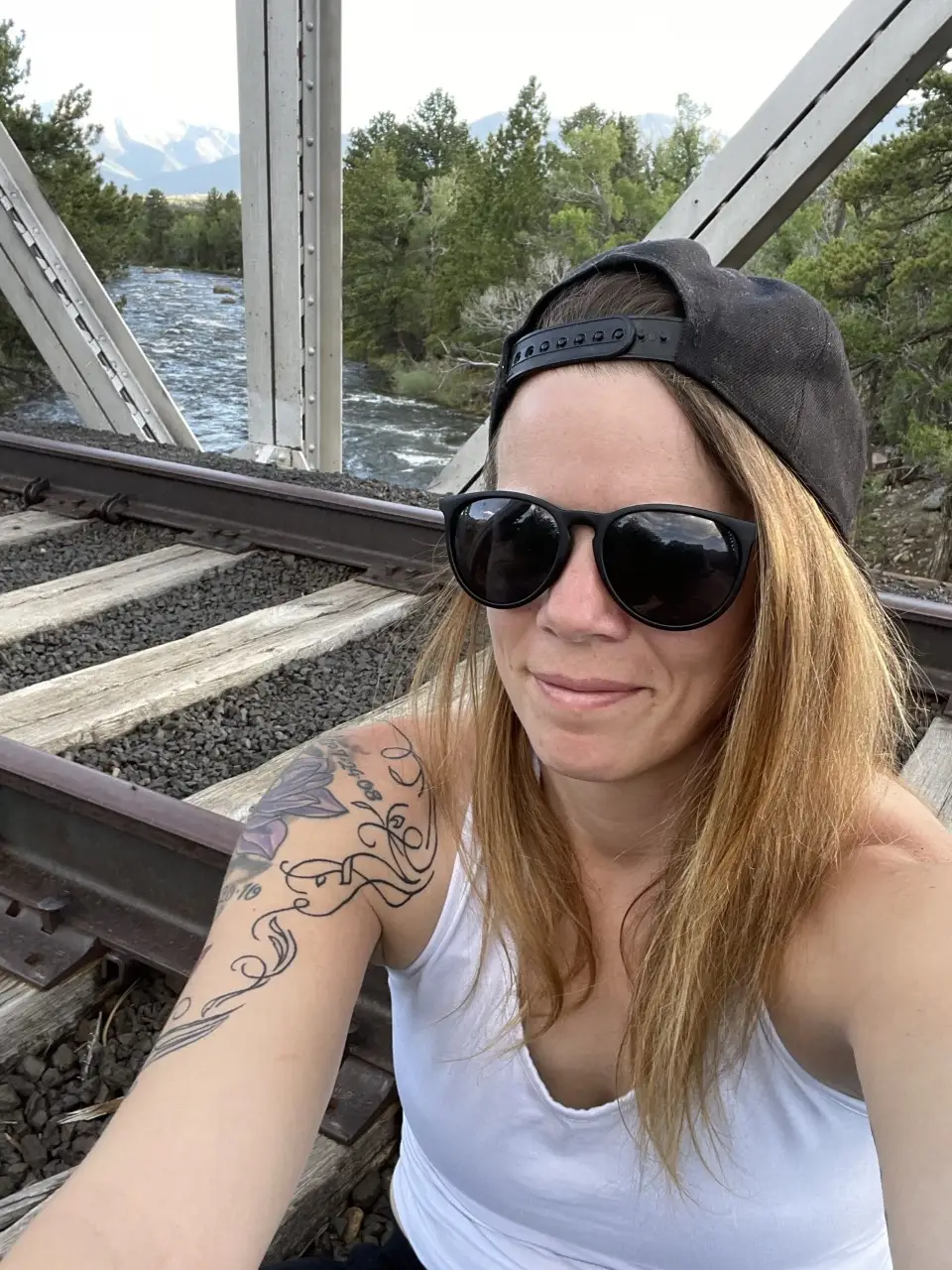 Kat had to run everywhere she went while working at the church.