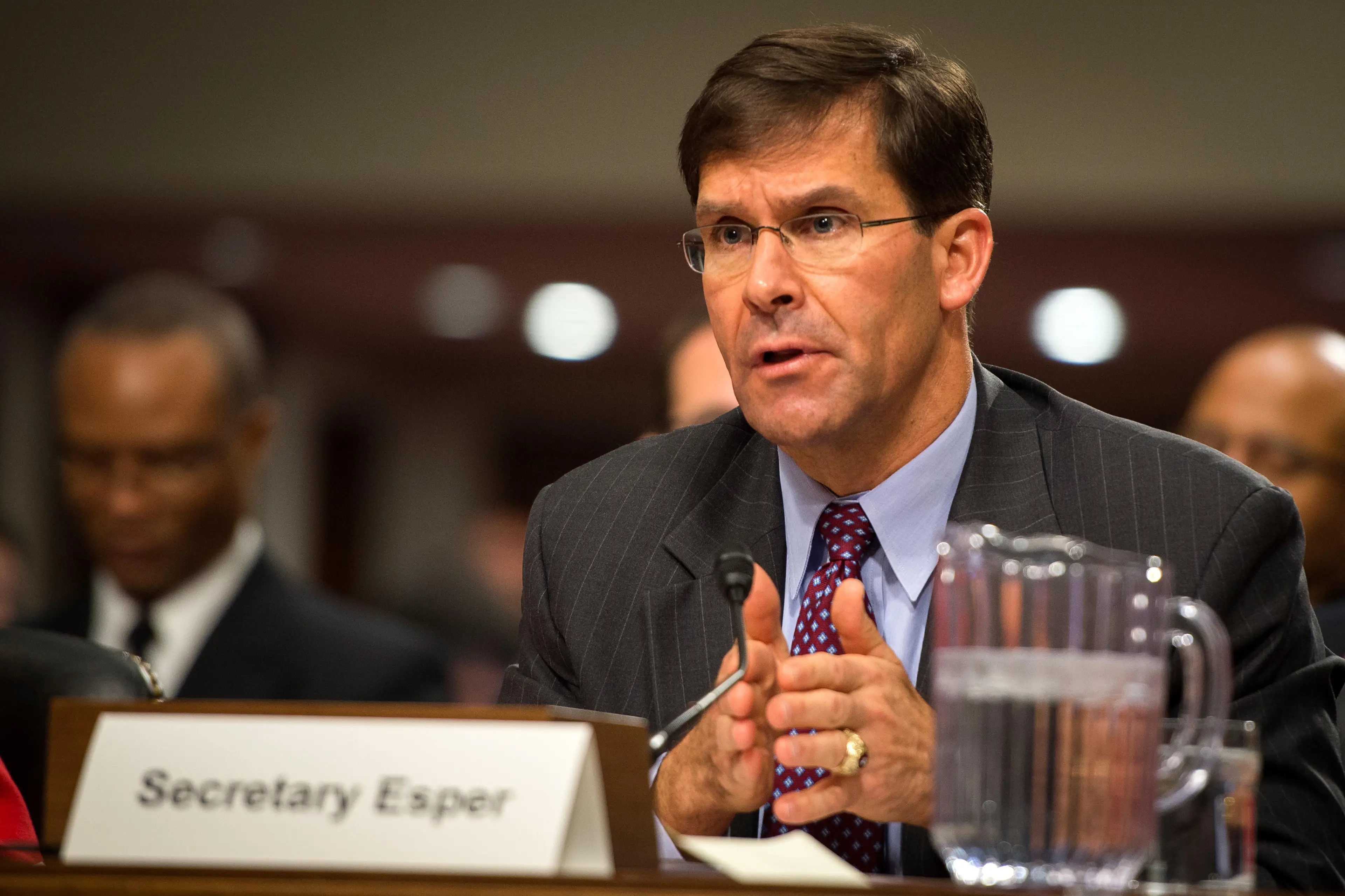 Mark Esper made the claims in his new memoir.