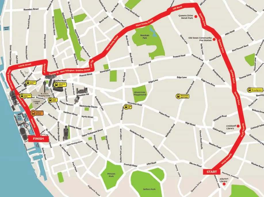 The parade began at Allerton Maze in the south of the city (Liverpool City Council)