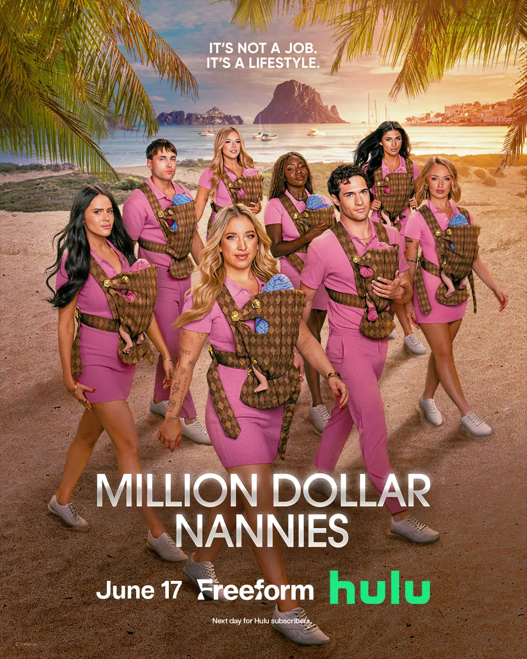 The first episode of Million Dollar Nannies premiered on Freeform on June 17 (Hulu)