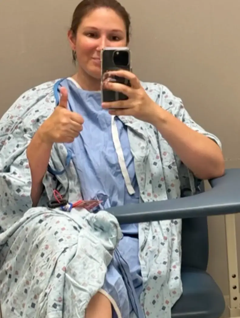 Following her surgery, Hyne is now on the mend (CBS News)