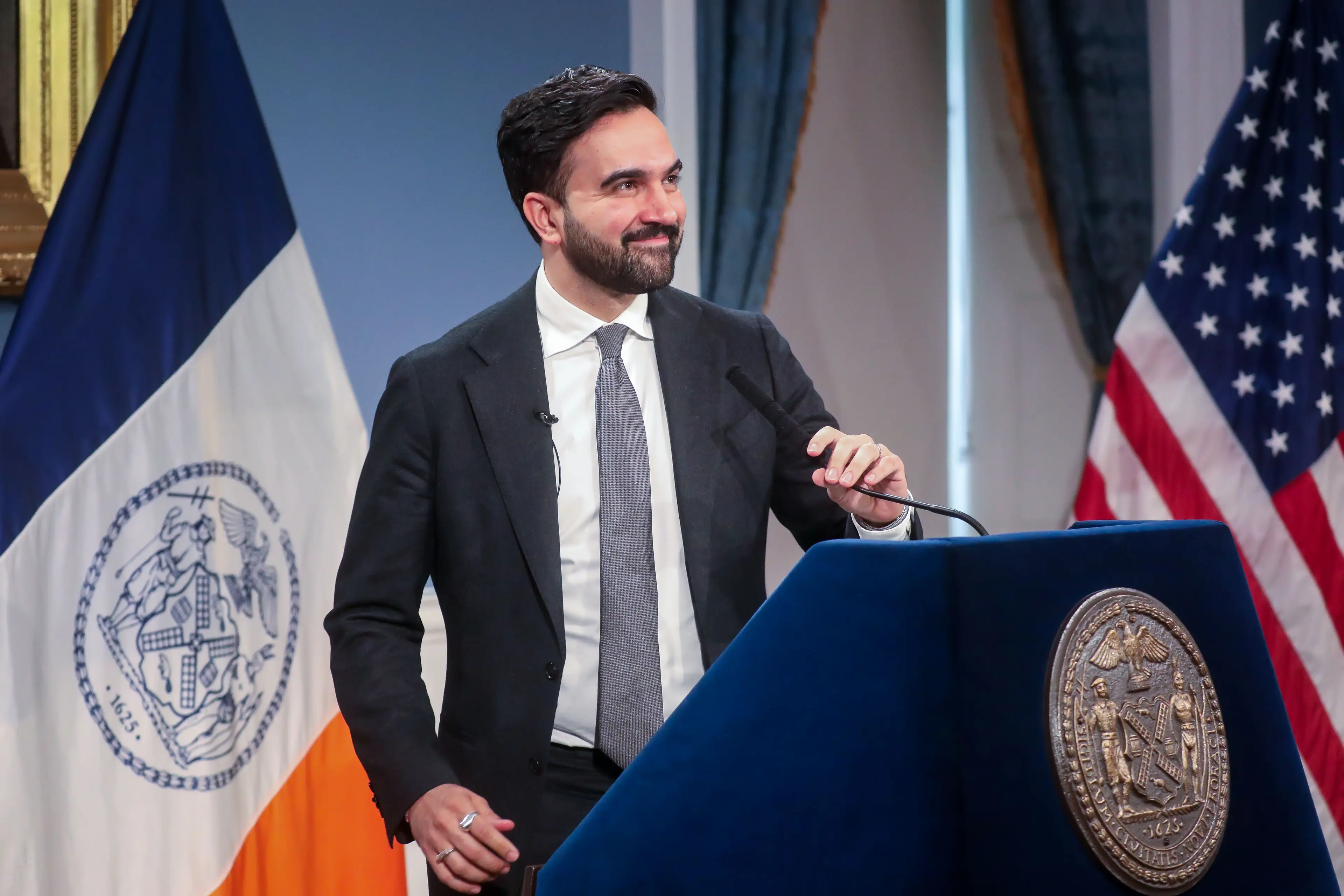 Zohran Mamdani was sworn in as New York City's mayor in January (Michael Nagle/Bloomberg via Getty Images)