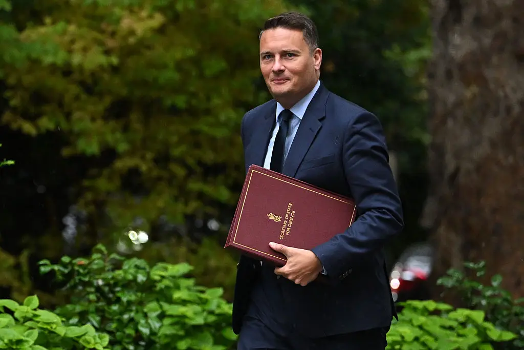 Wes Streeting, the UK's Defence Secretary has said the UK's commitment to the Falklands is 'absolute and unshakeable'. .(Photo by Leon Neal/Getty Images)