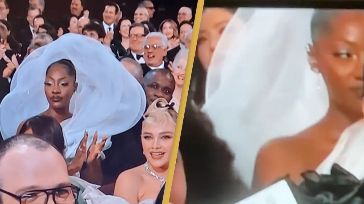 Oscar nominee Tems is criticized for her 'rude' outfit blocking people's view