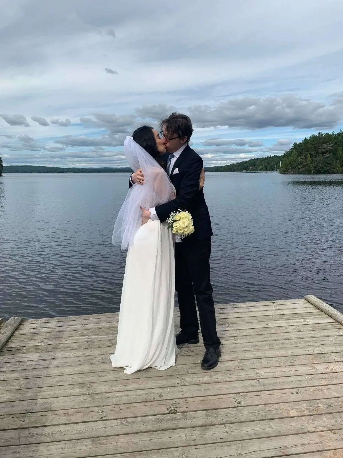 Within a year, the pair had tied the knot!