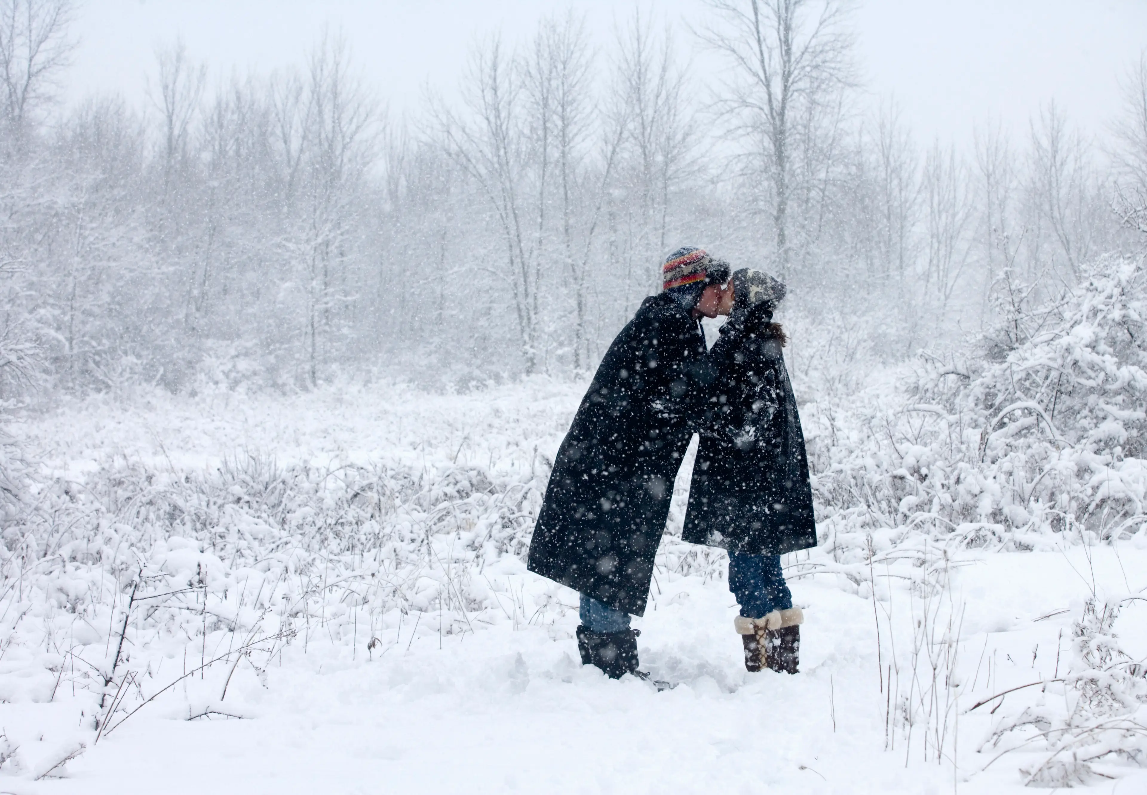Winter romance, anyone? (Jonathan Kirn/Getty Images)