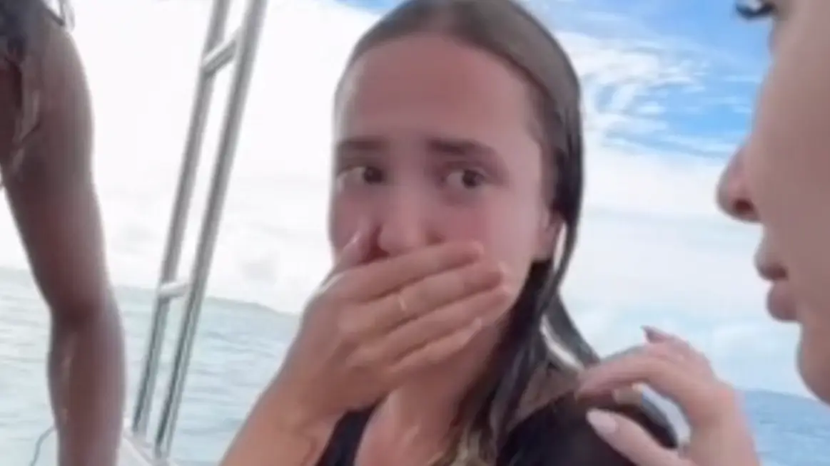 Influencer traumatized as she's covered in blood after shark attack while filming in the Maldives