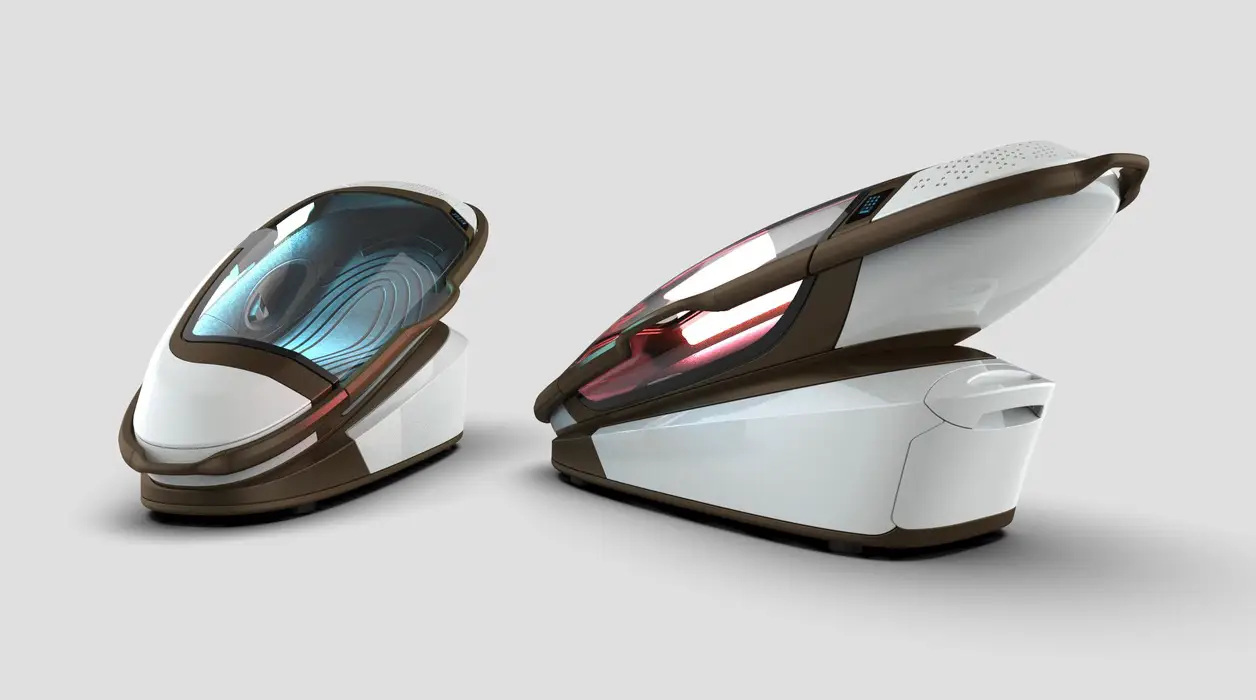 The Sarco 'suicide pod' was created by Dr Philip Nitschke (Exit International)