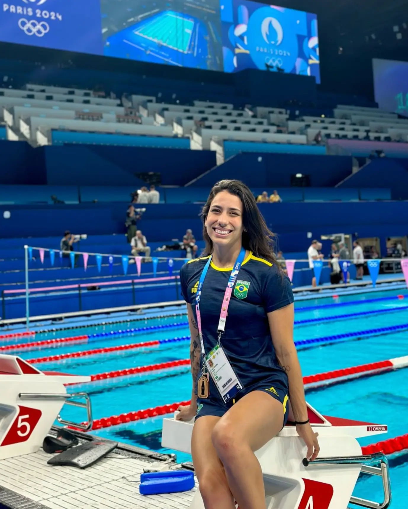 Ana Carolina Vieira has become the first Olympian to be sent home from the Paris 2024 Olympics. (Instagram/_anavieeiraa)