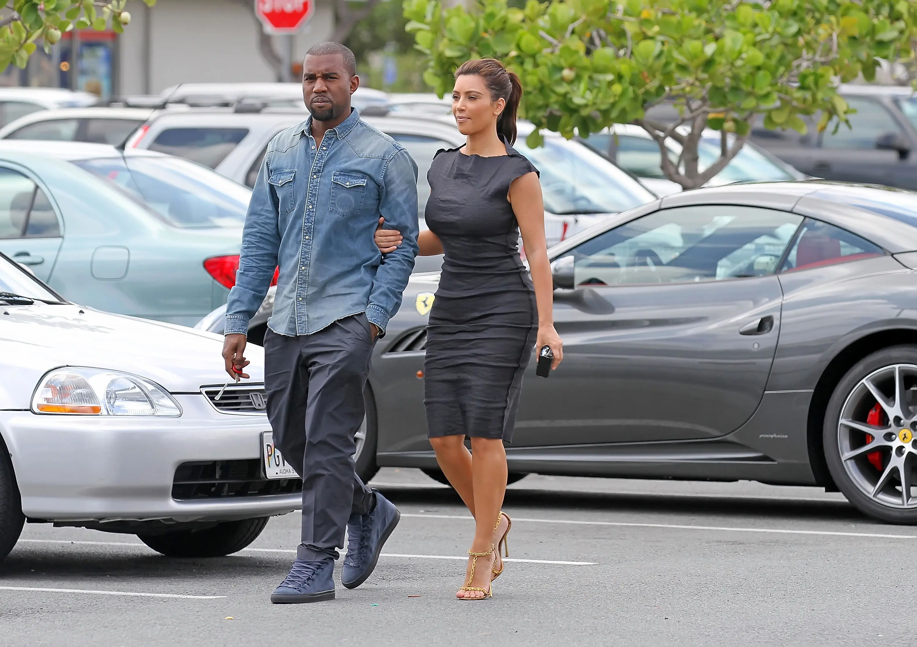 Kim Kardashian was last pictured in a Ferrari in 2012 (Bauer-Griffin/GC Images)