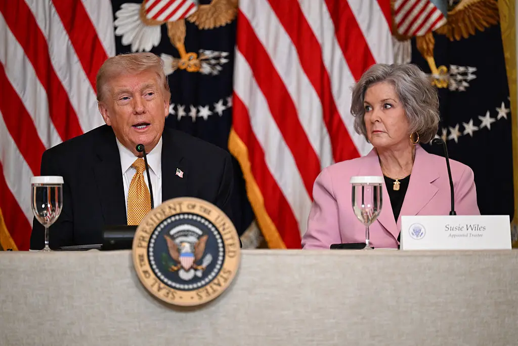 Trump's chief of staff Susie Wiles is believed to have a White House Rolex (Annabelle GORDON / AFP via Getty Images)