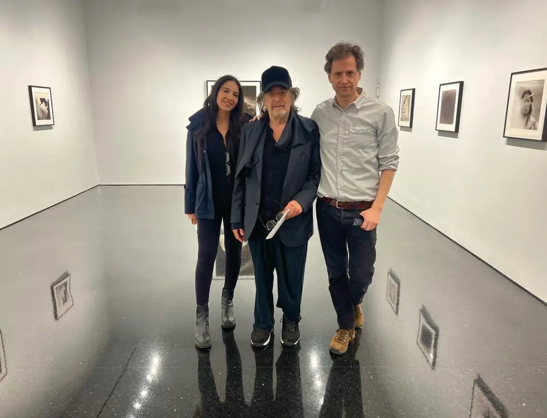 Pacino and Alfallah, credit: Instagram/Noor AlFallah