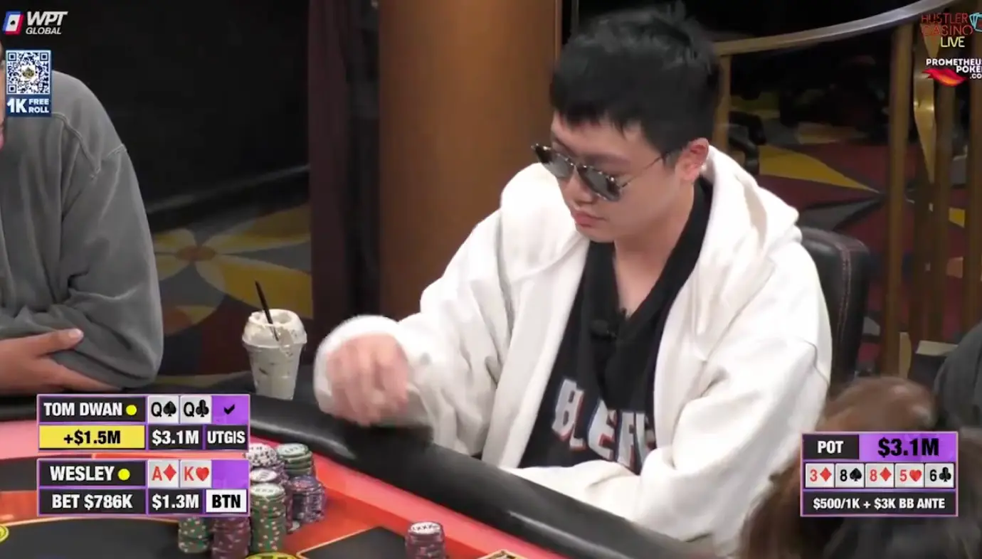 The crypto millionaire lost a record-breaking pot.