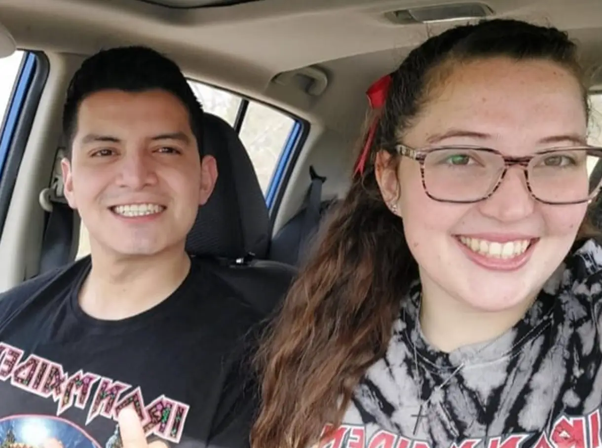 Manzano's partner Ashleigh Boyd passed away in April 2024 (Facebook/ Adan Manzano) 