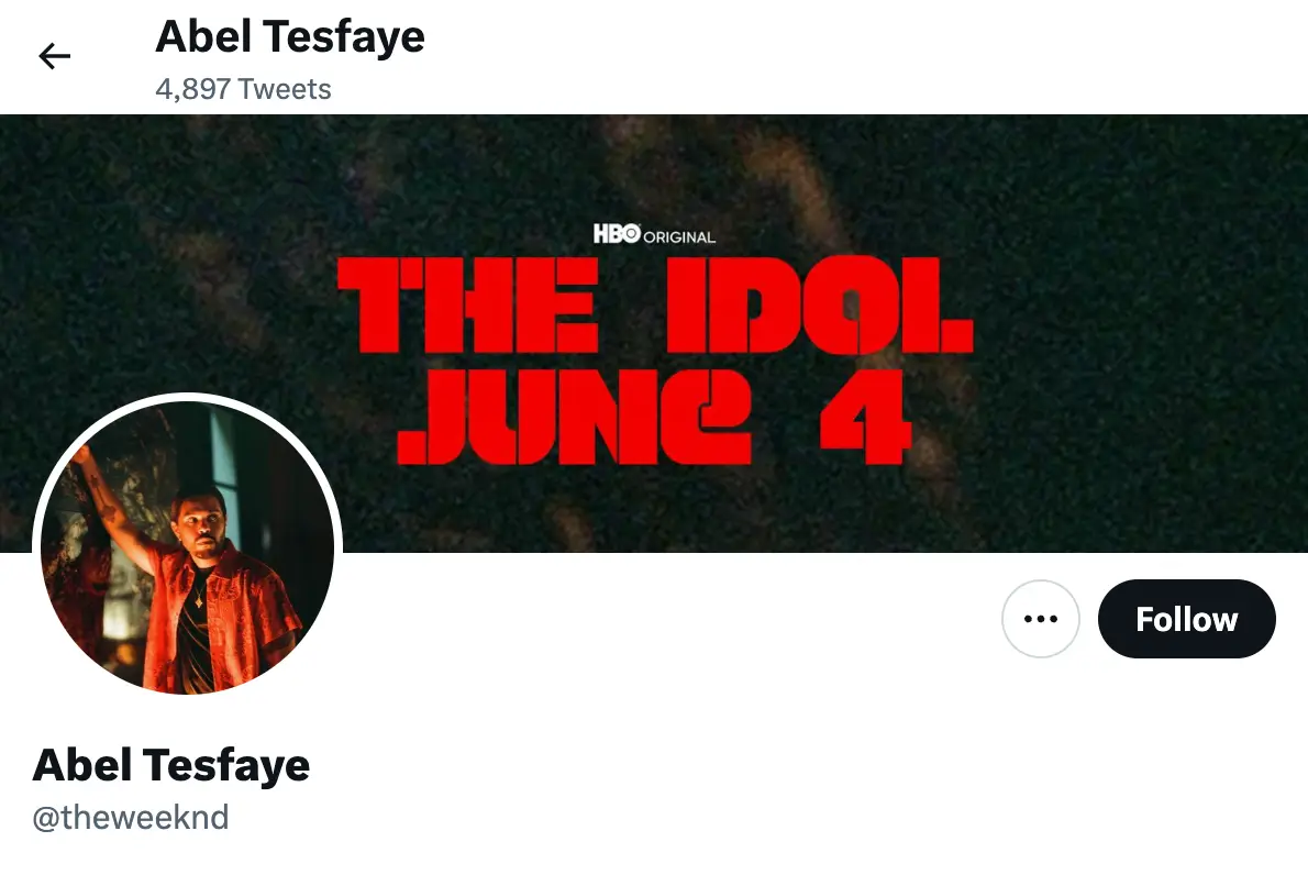 "We’re still calling him The Weeknd."