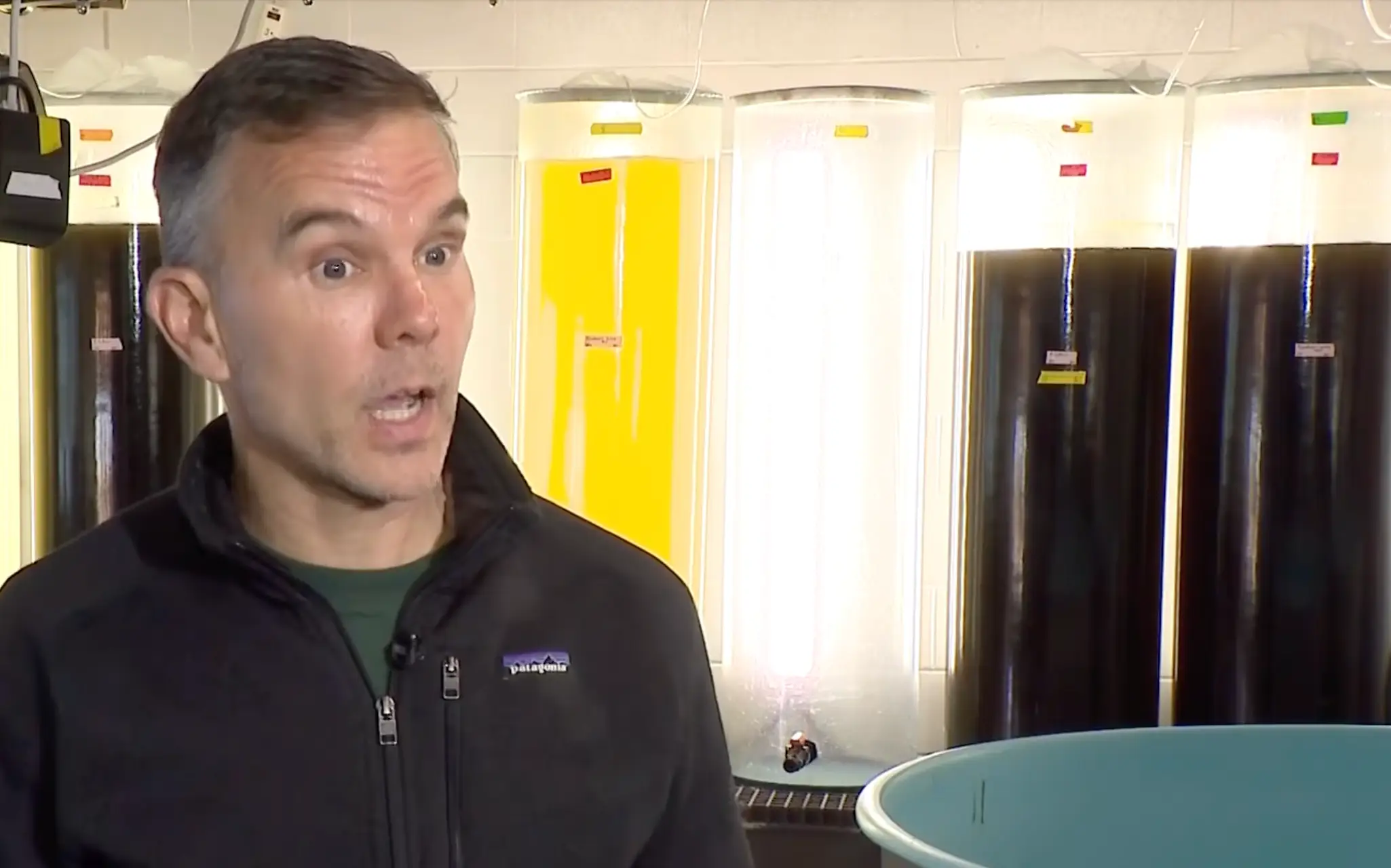 Dr Christopher Golber has urged people to be careful near Long Island's waterways (CBS New York/Youtube)