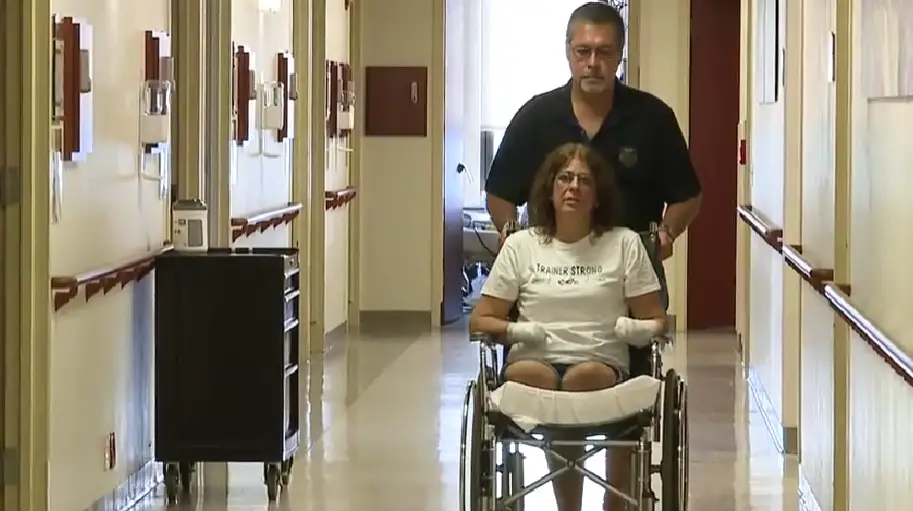 Marie had to have all four limbs amputated (Marie Trainer)