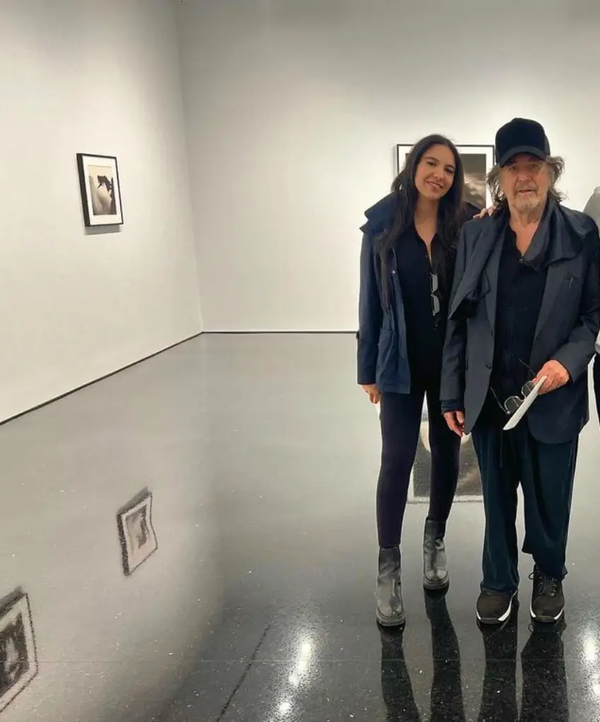 Noor Alfallah with Al Pacino.