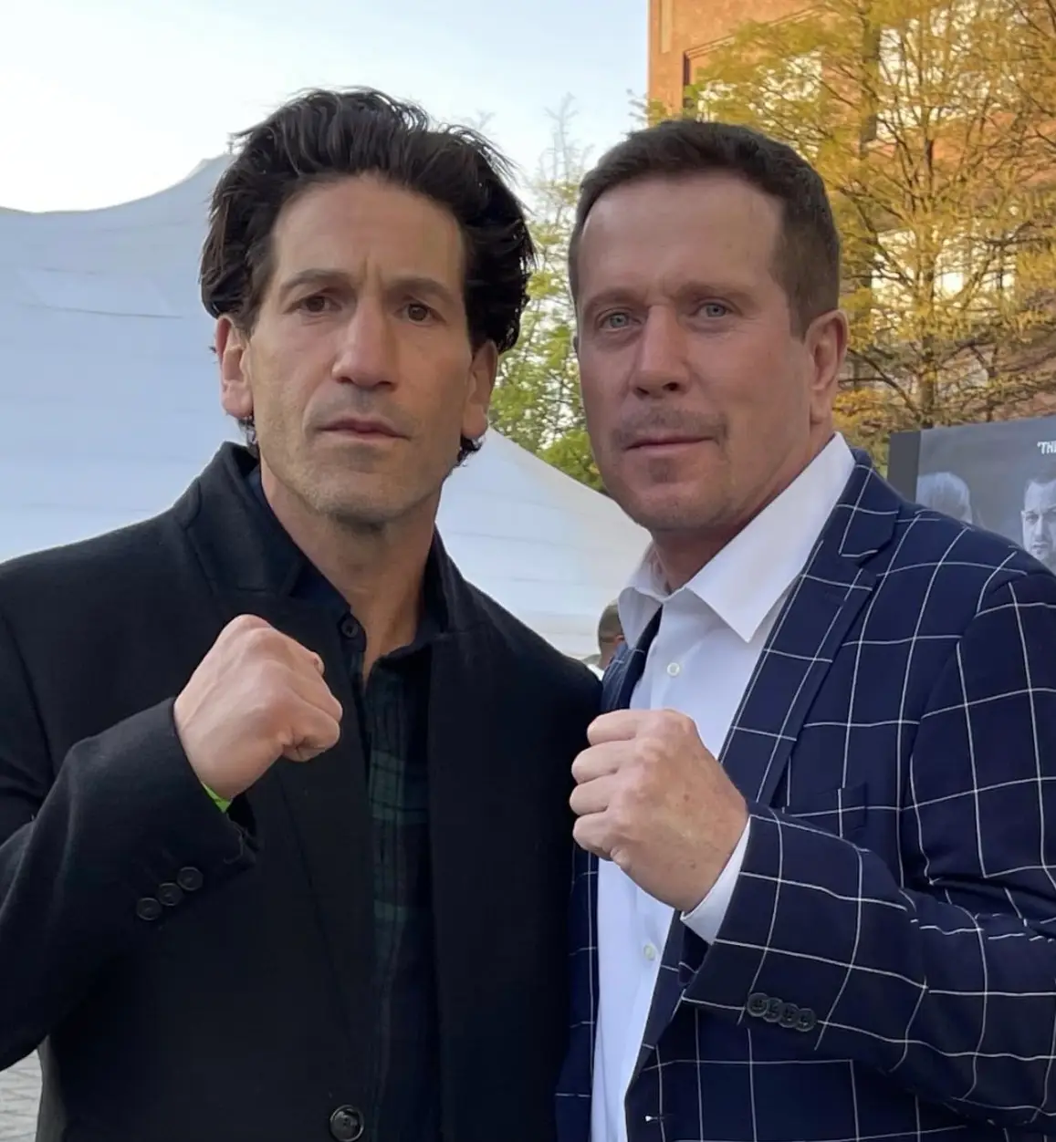 Still of Jon Bernthal and Bobby J.Brown in "We Own The City." (HBO)