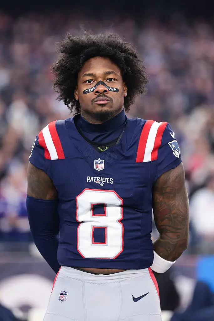 Diggs featured for the New England Patriots during their triumph over the Miami Dolphins on Sunday (Kathryn Riley/Getty Images)