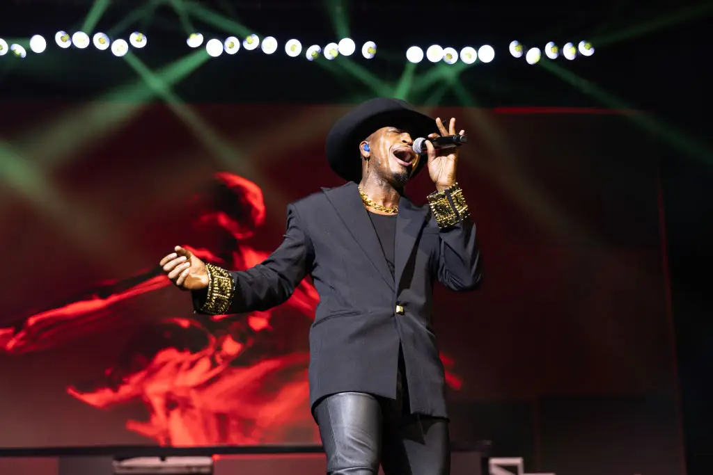 Ne-Yo performs at Chase Center, San Francisco, March 7 (Miikka Skaffari/Getty Images)
