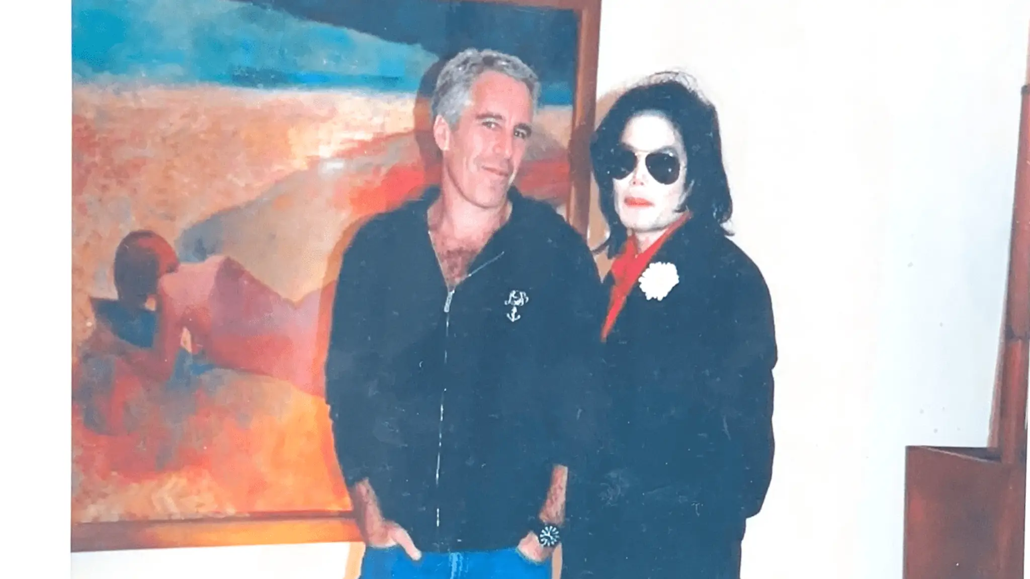 Epstein and Michael Jackson posed for a photo together (Department of Justice)