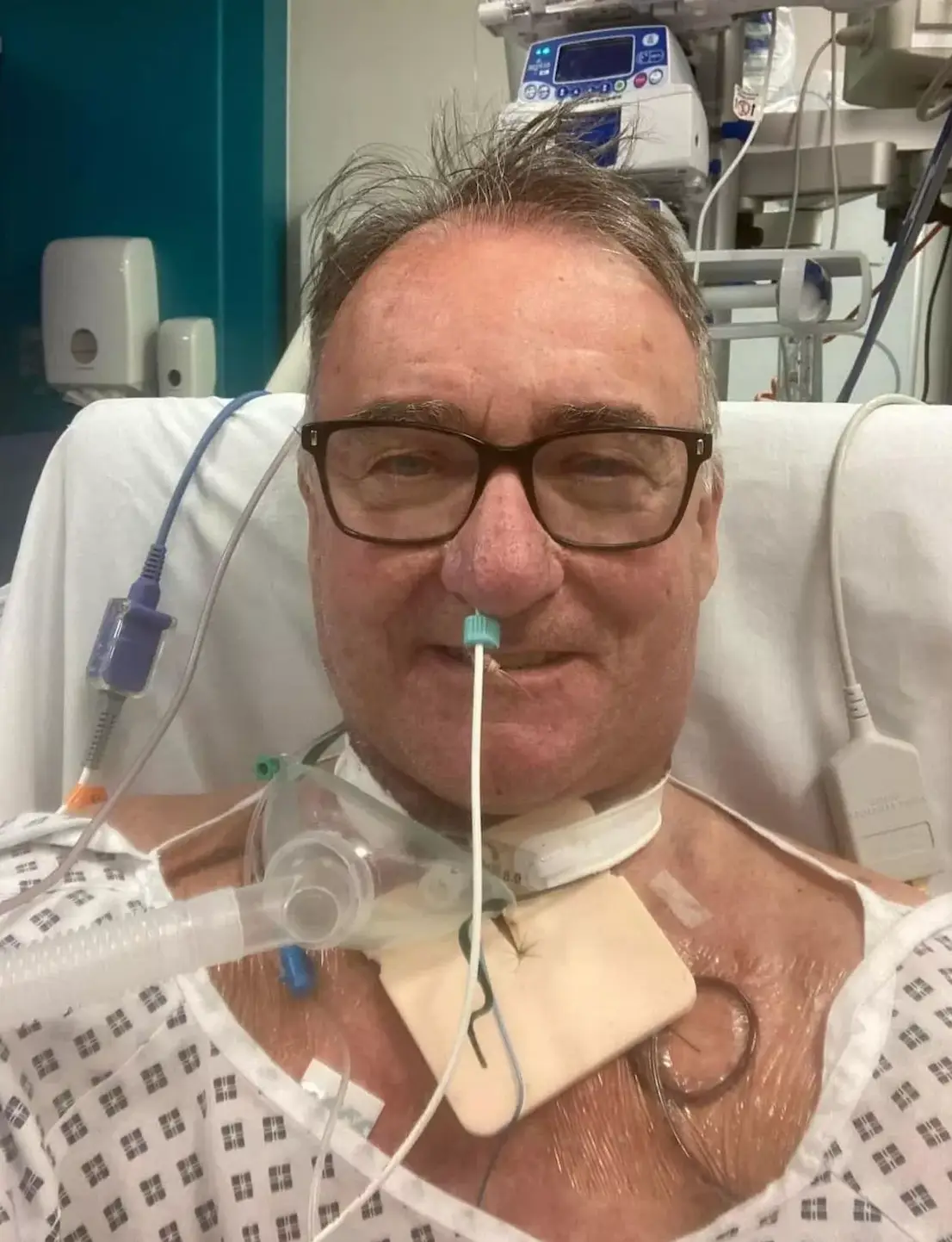 Warwick was given six months to live but thankfully, the total laryngectomy he underwent was a success and has expanded his predicted lifespan (MEN Media)