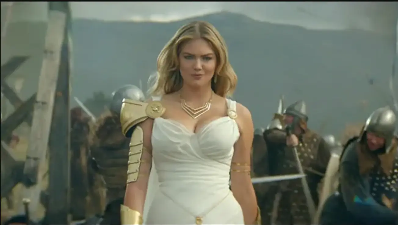 Game of War famously appeared in a Super Bowl ad starring Kate Upton (Game Of War/YouTube)